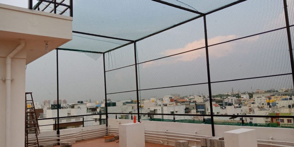 Terrace Cricket Practice Nets in Bhubaneswar